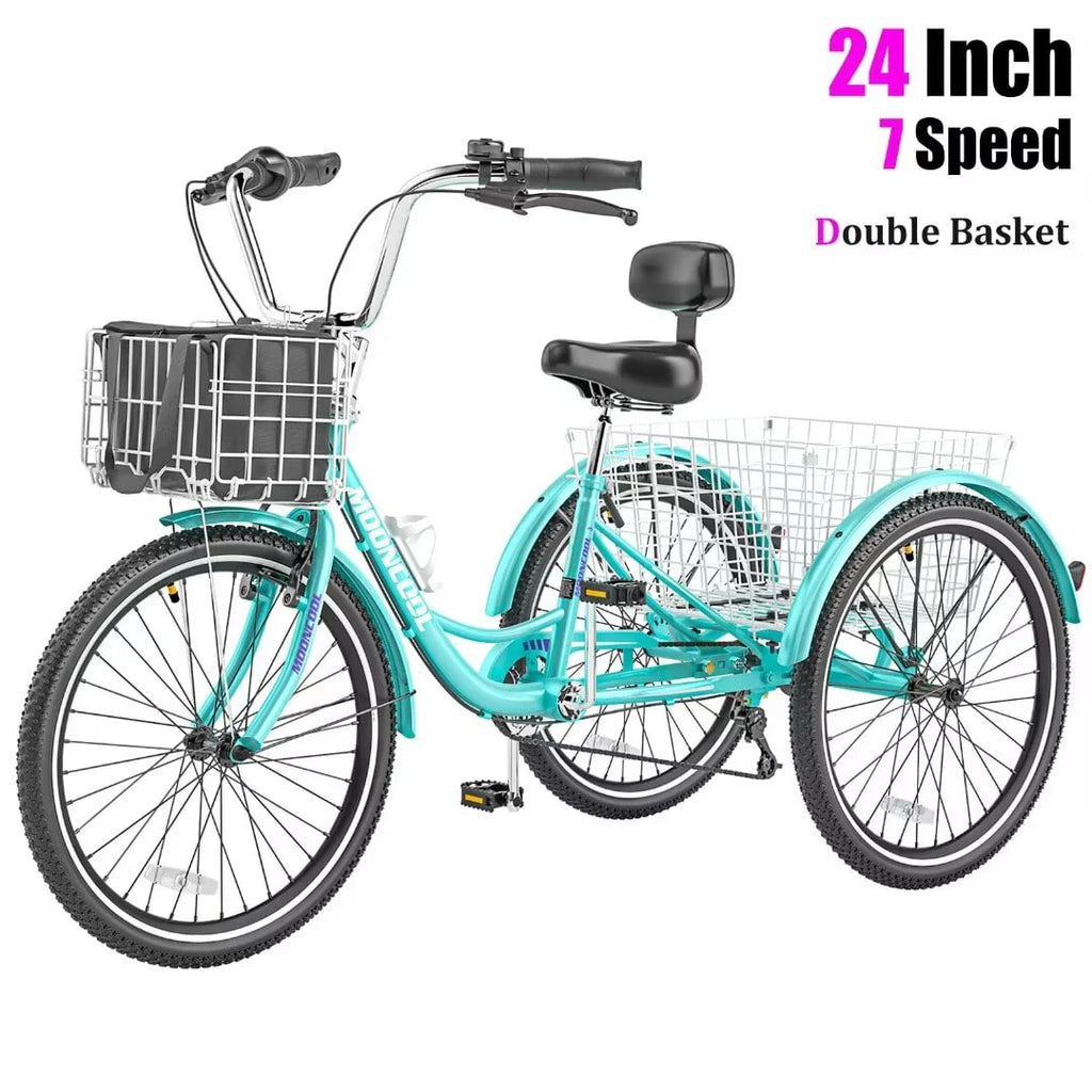 24 Inch 7 Speed Adult Tricycle O9190