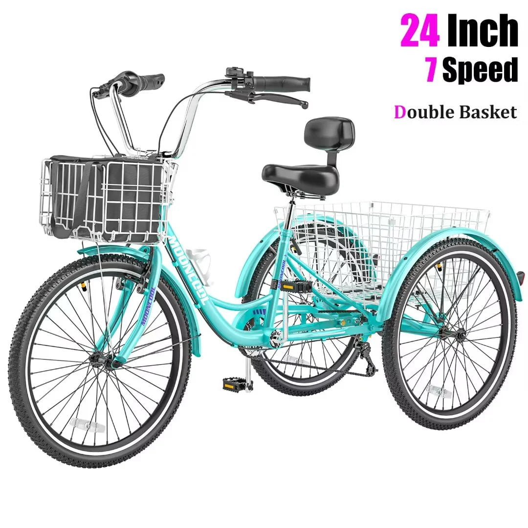 24 Inch 7 Speed Adult Tricycle O9190