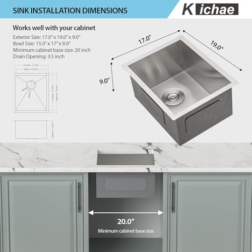 24 Inch Black Stainless Steel Undermount Utility Sink Q514