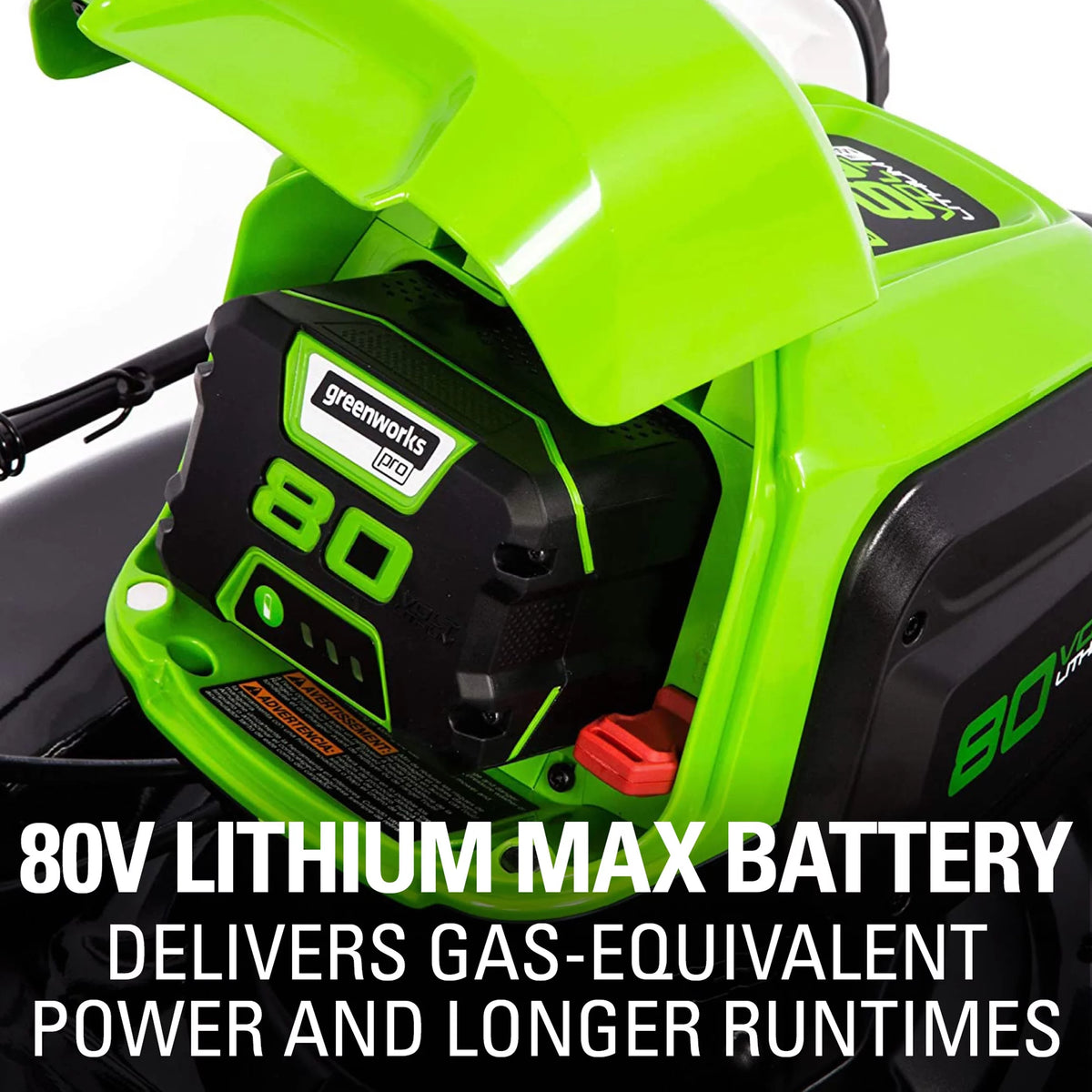 80V 21 Battery Powered Push Walk-Behind Mower S14442