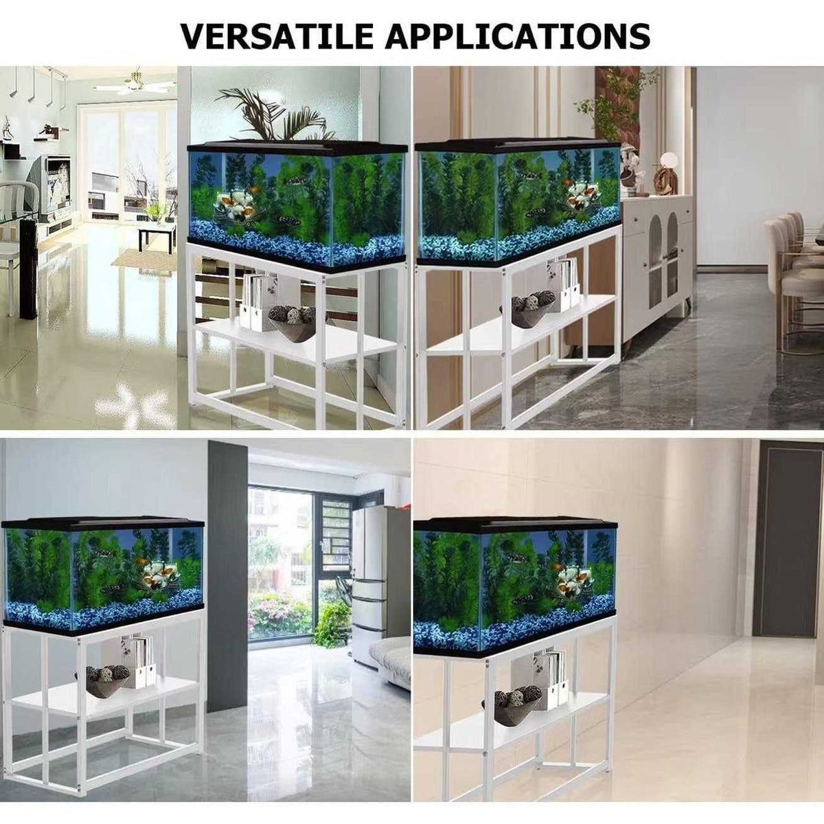 40 Gallon Fish Tank Stand with Storage Shelf A327579