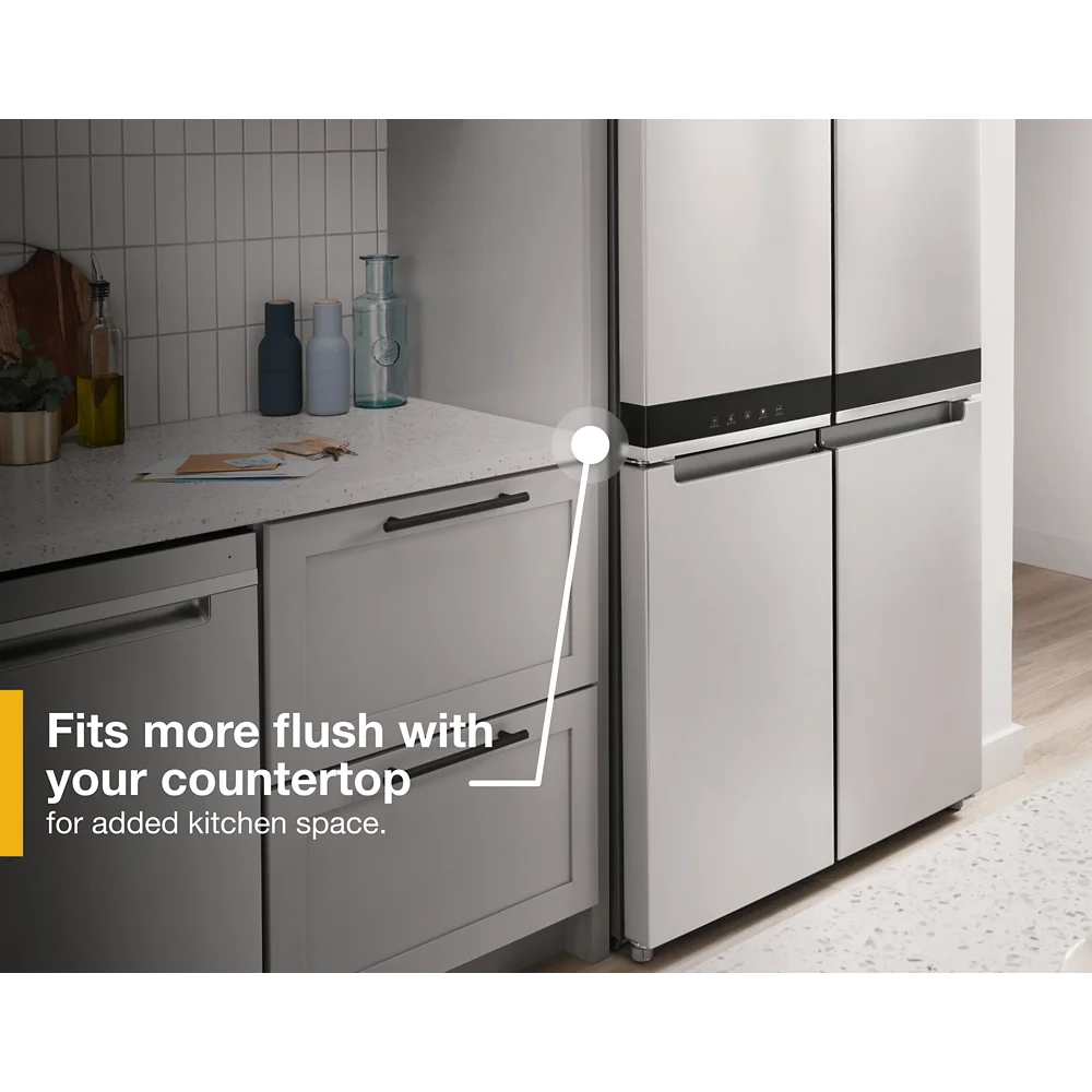 36 19.4 cu ft Counter Depth 4 Door Refrigerator W5318
