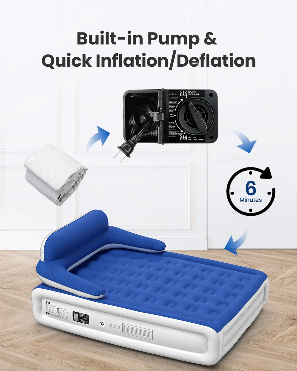 Queen Air Mattress with Built-in Pump R662703
