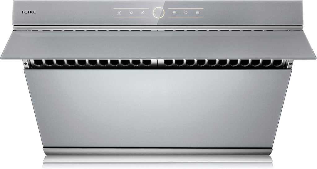 30 Range Hood Side-Draft Design Onyx Black Tempered Glass E321892