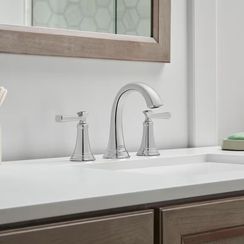 8 in. Widespread Double Handle Bathroom Faucet Polished Chrome 2-Pack P95765
