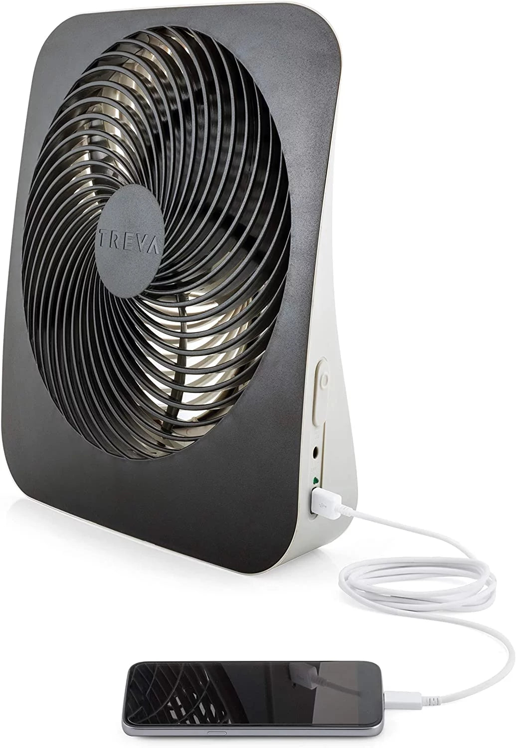 10 inch Portable 2 Speed Table Air Circulating Fan, Black O71421