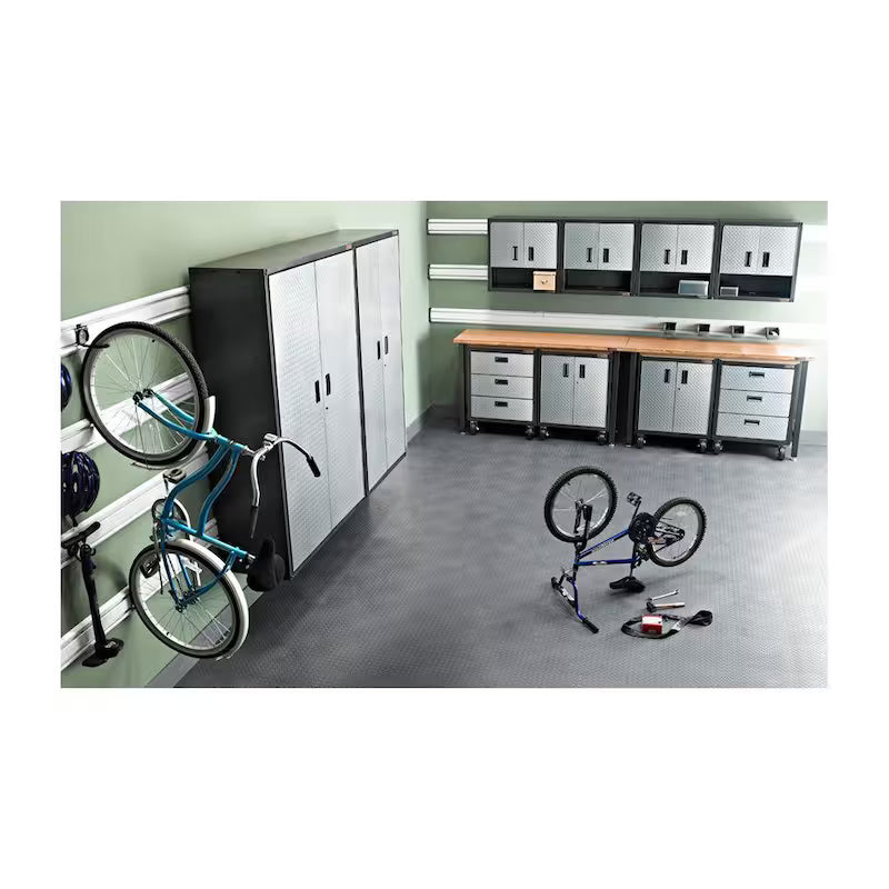 Steel Freestanding Garage Cabinet 36 in. W x 72 in. H x 18 in. D I537550