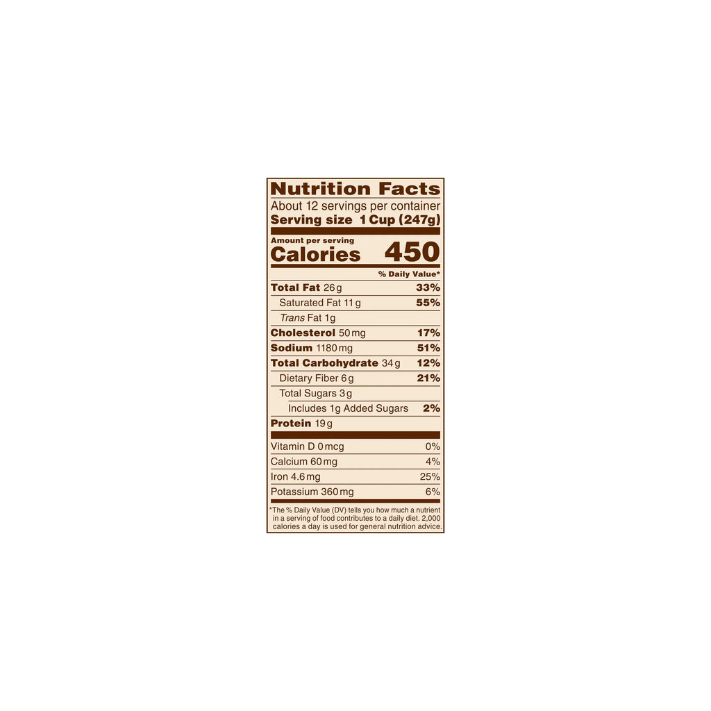 Canned Beef Chili with Beans 6 lb 11 oz (Pack of 12) R186