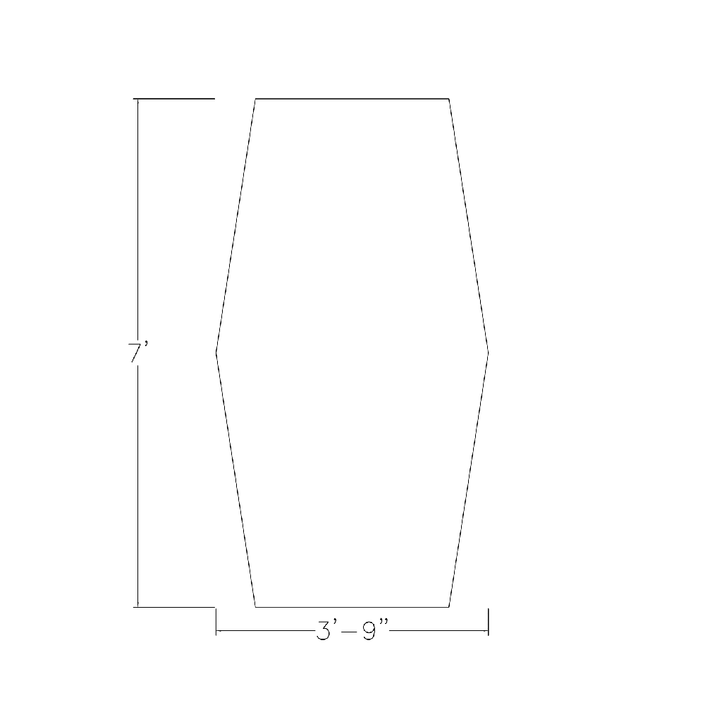 7 Ft Hexagon Conference Table with Electrical Module C540650