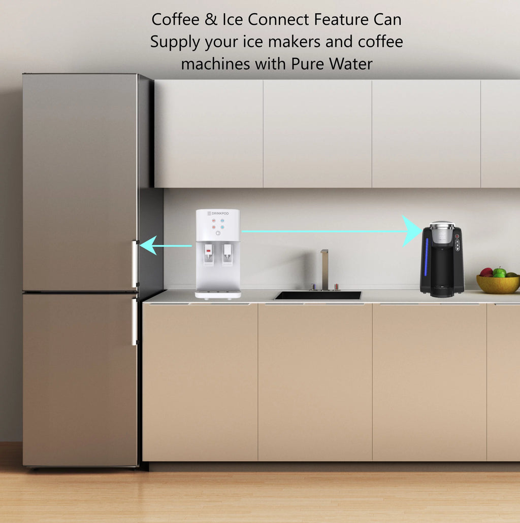 Touchless Bottleless Hot & Cold Water Cooler Dispenser with 4 Stage Purification I743260