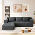 60" Memory Foam Fold Sofa Bed with 2 Pillows Dark Gray Z7381