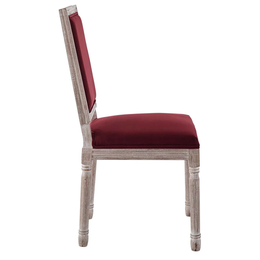 Vintage Velvet Dining Side Chair O940095
