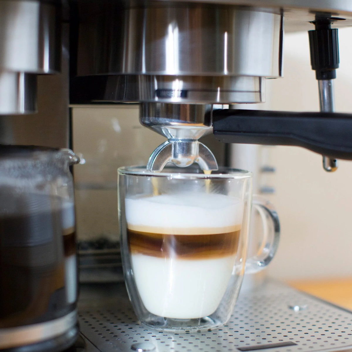 Stainless Steel Espresso Machine & 10 Cup Drip Coffee Maker A38797