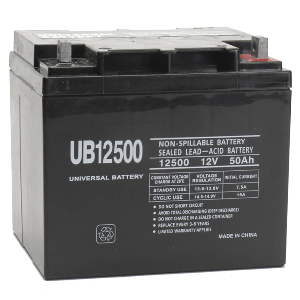 12V 50Ah Rechargeable Sealed Lead Acid AGM Battery F6561