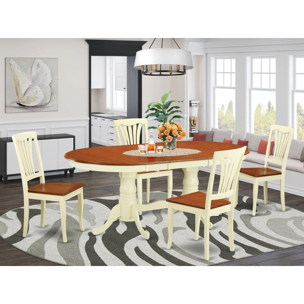 5-piece Wood Dining Set Q5644