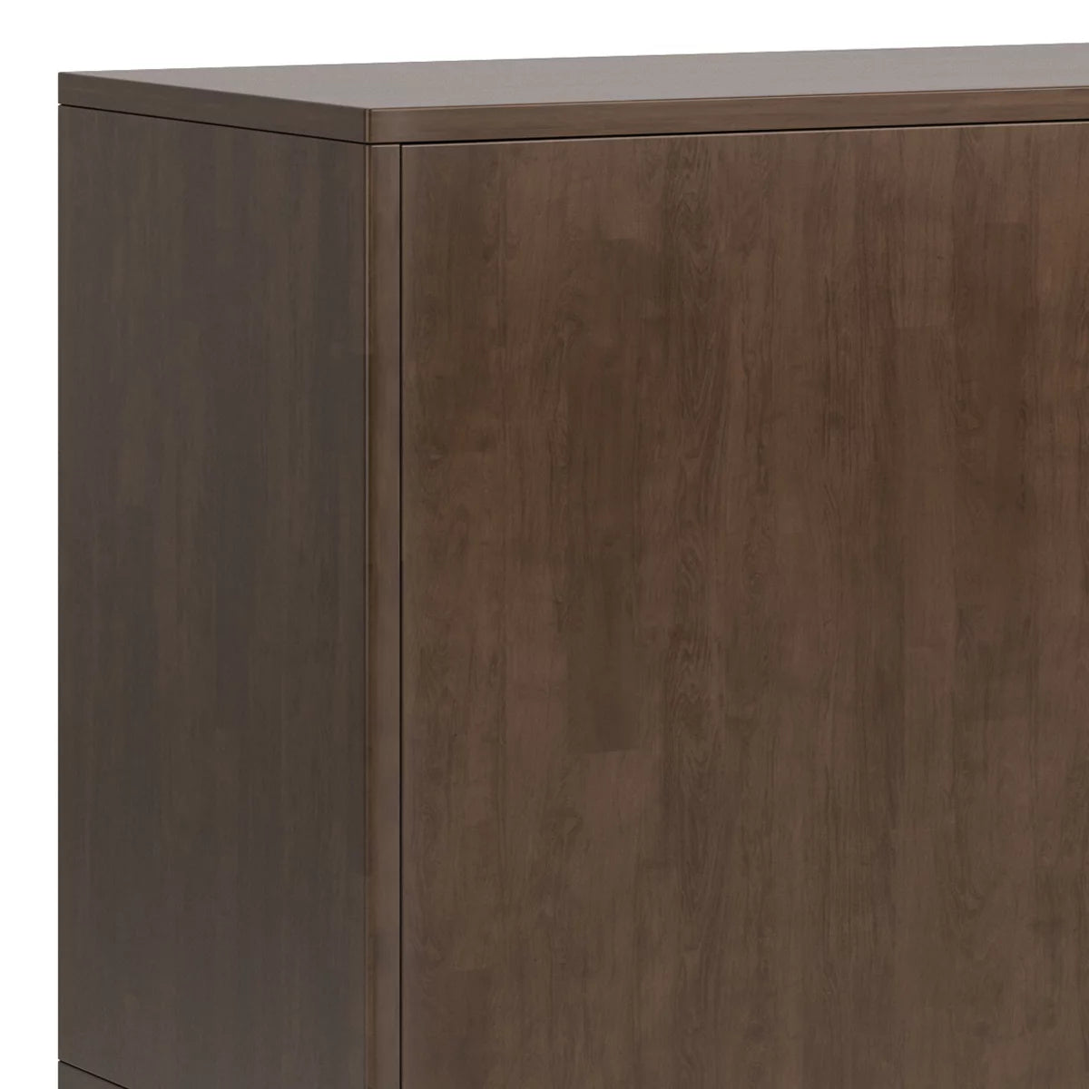 Walnut Brown 60 inch Solid Hardwood Sideboard Buffet Y2560