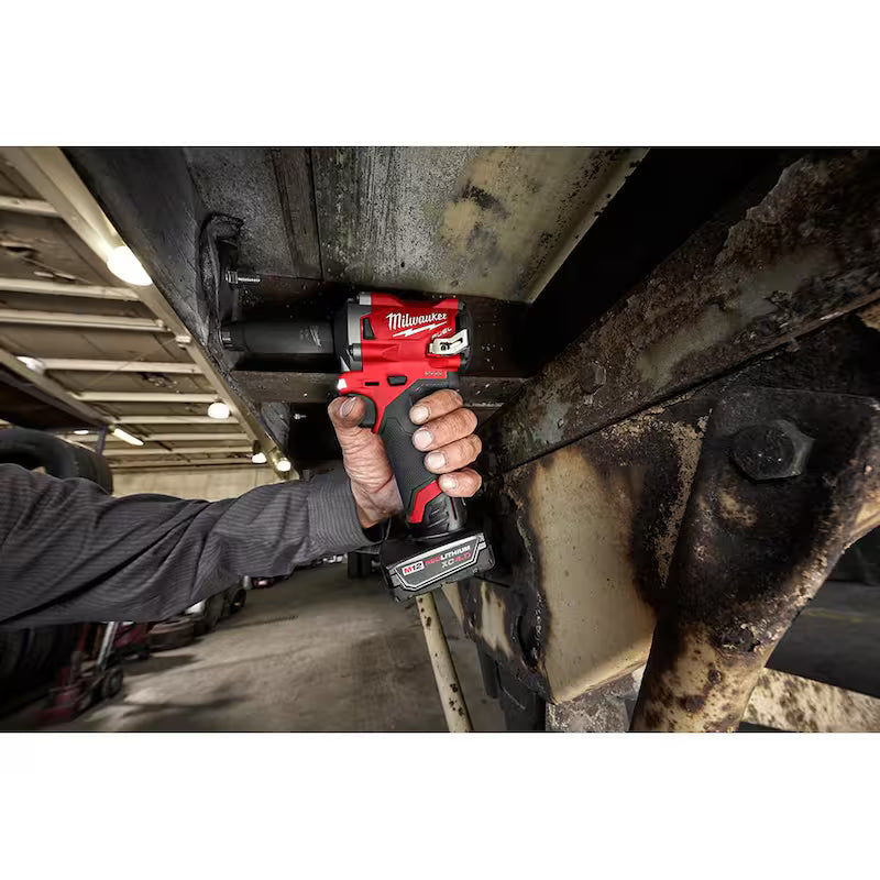 12V Lithium-Ion Brushless Cordless 1/2 in. Impact Wrench Kit with 3/8 in. Ratchet V975