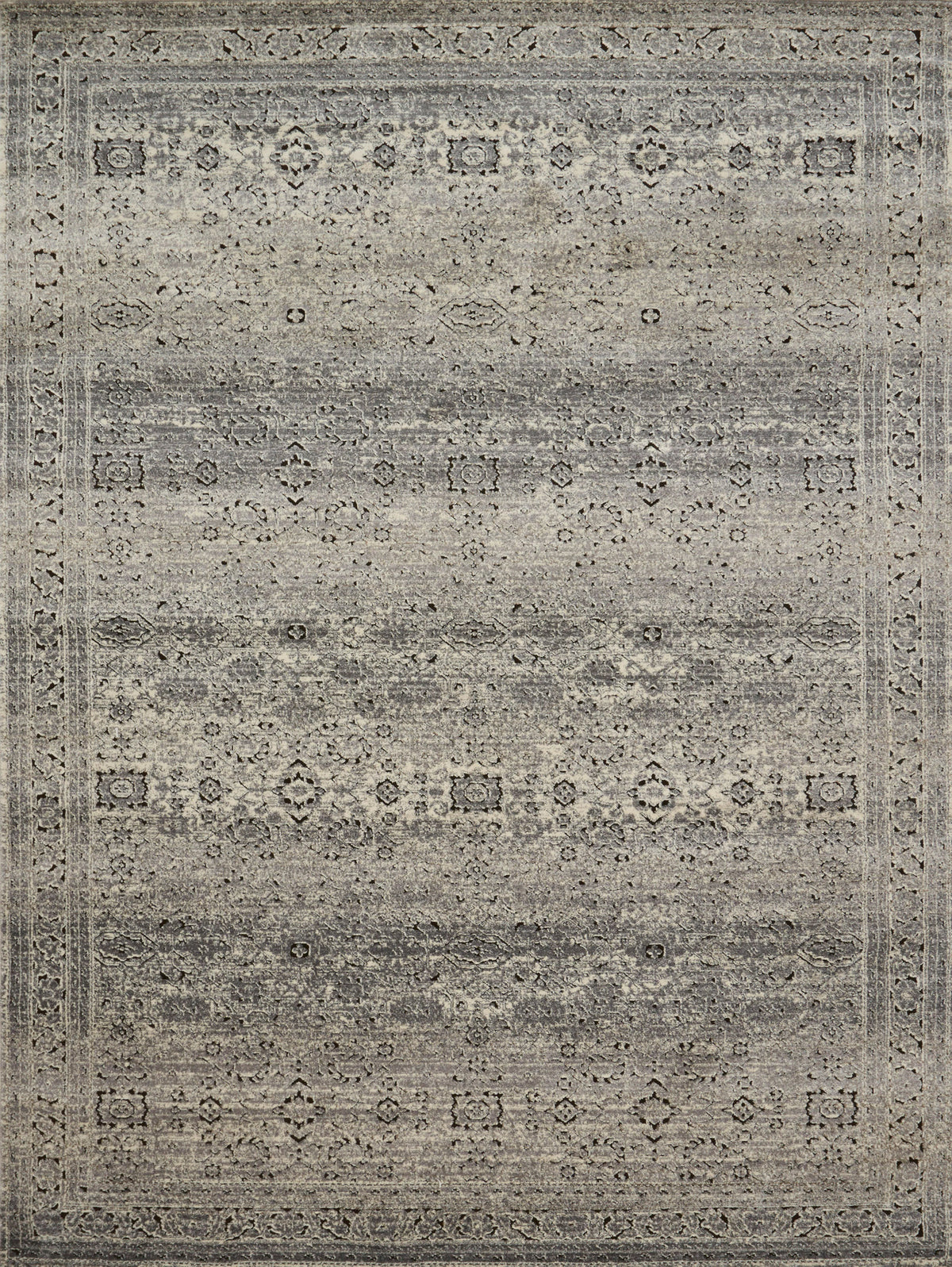 Grey Charcoal Rug U16989