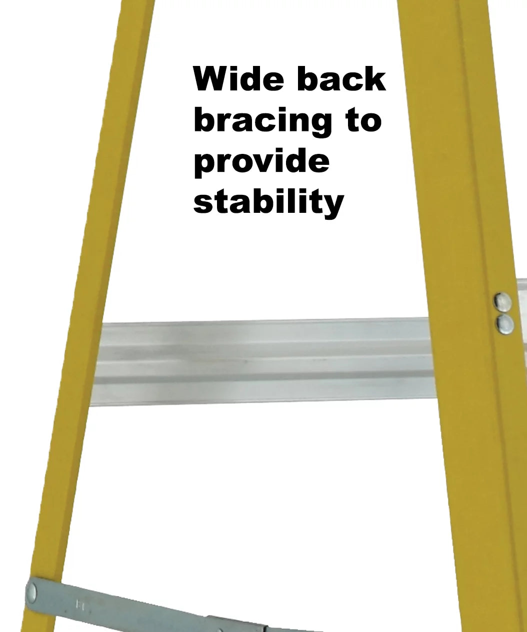 8' Fiberglass Step Ladder, 250-lb Capacity S87891