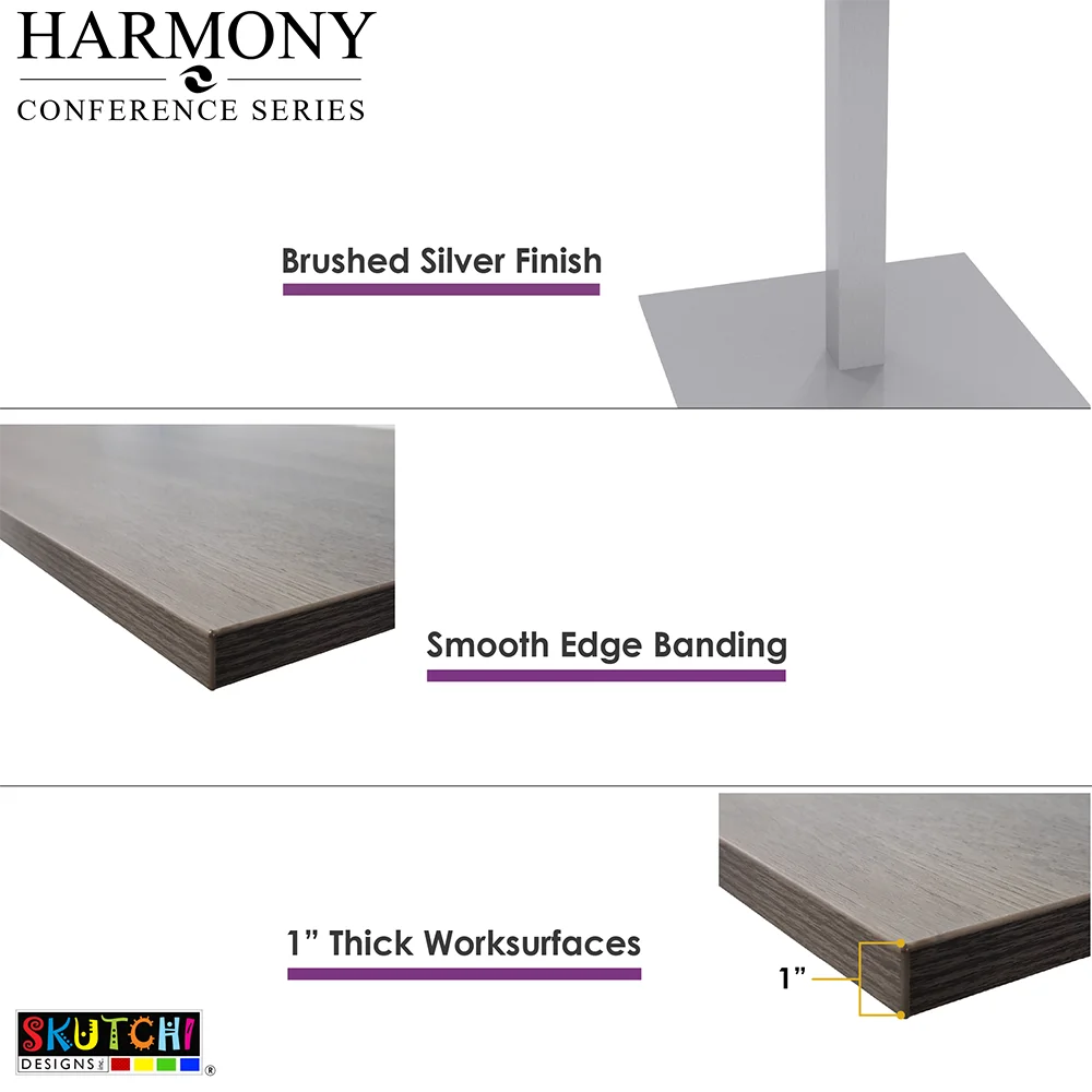 7 Ft Hexagon Conference Table with Electrical Module C540650