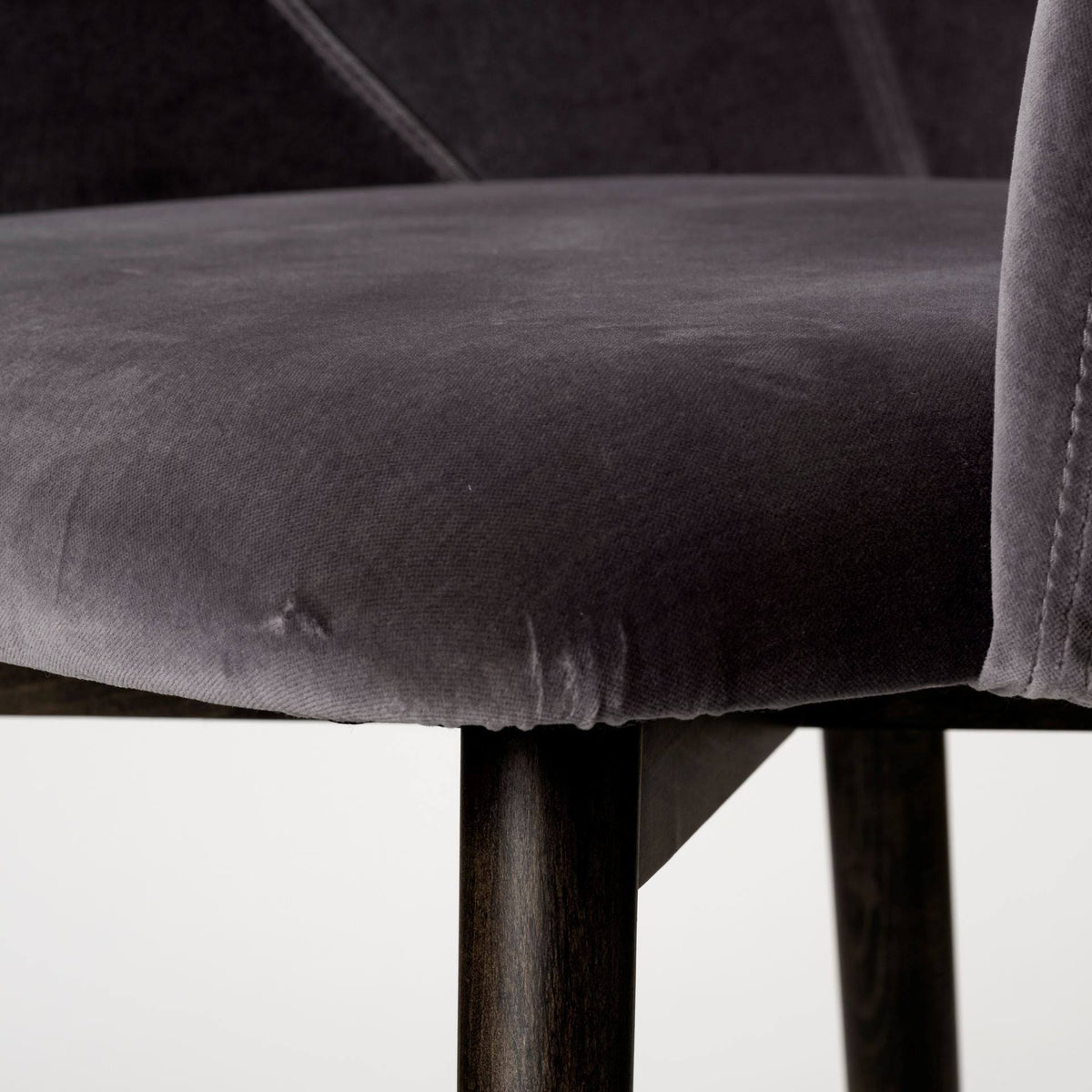 Grey Velvet Dining Chair G45284