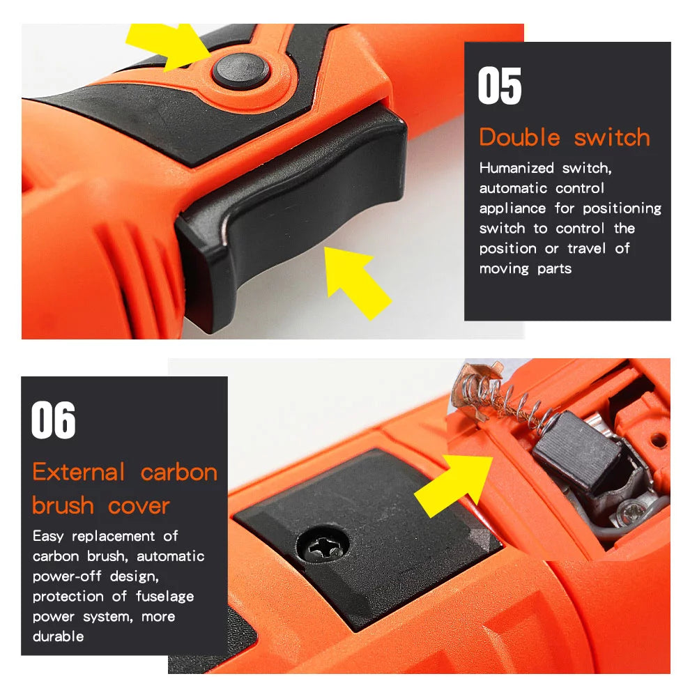 1580W Variable Speed Dual Action Random Orbital Buffer Polisher D436952