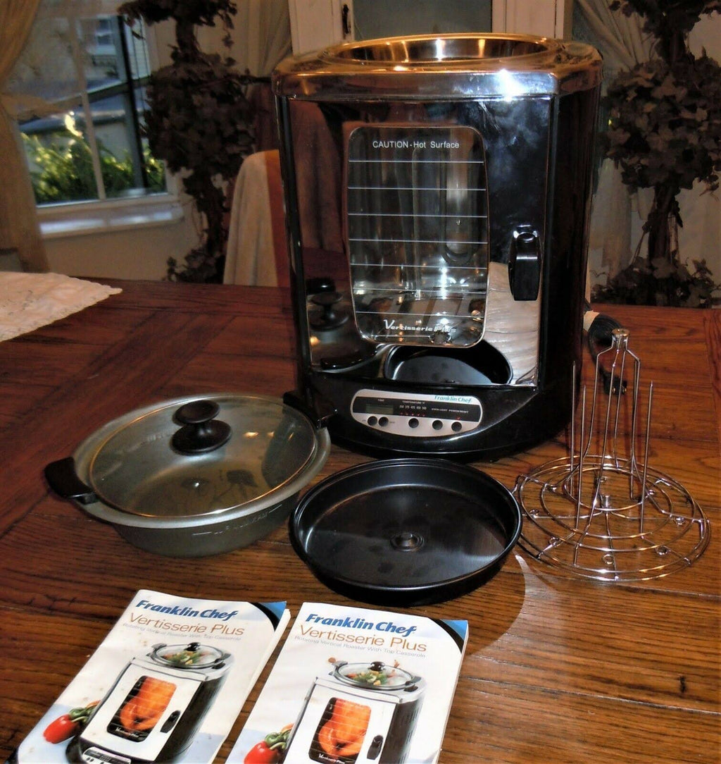 Vertical Rotisserie Oven with Cook Top Q110