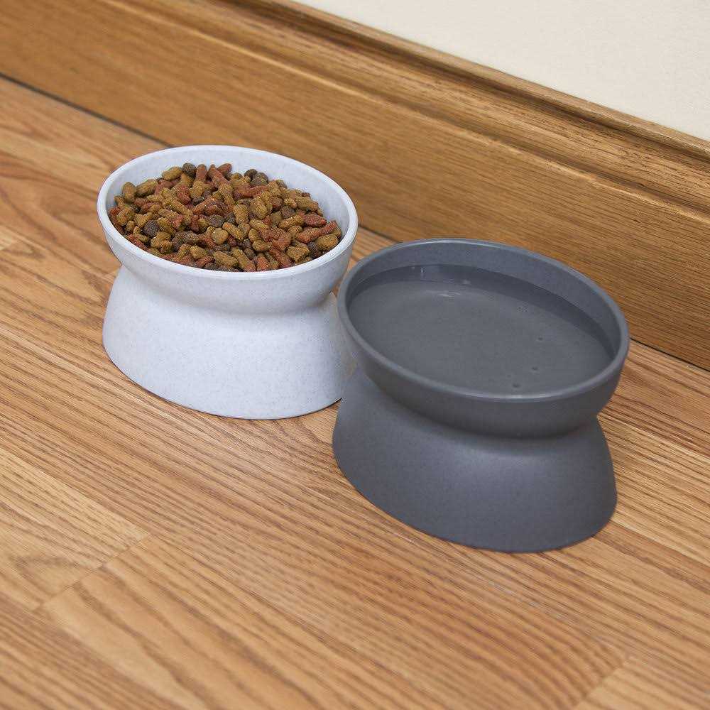 Raised Cat Food Bowl T337