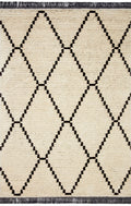 Cream Charcoal 5'2 x 7'6 Rug I961696