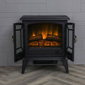 Freestanding Electric Fireplace in Black K882011