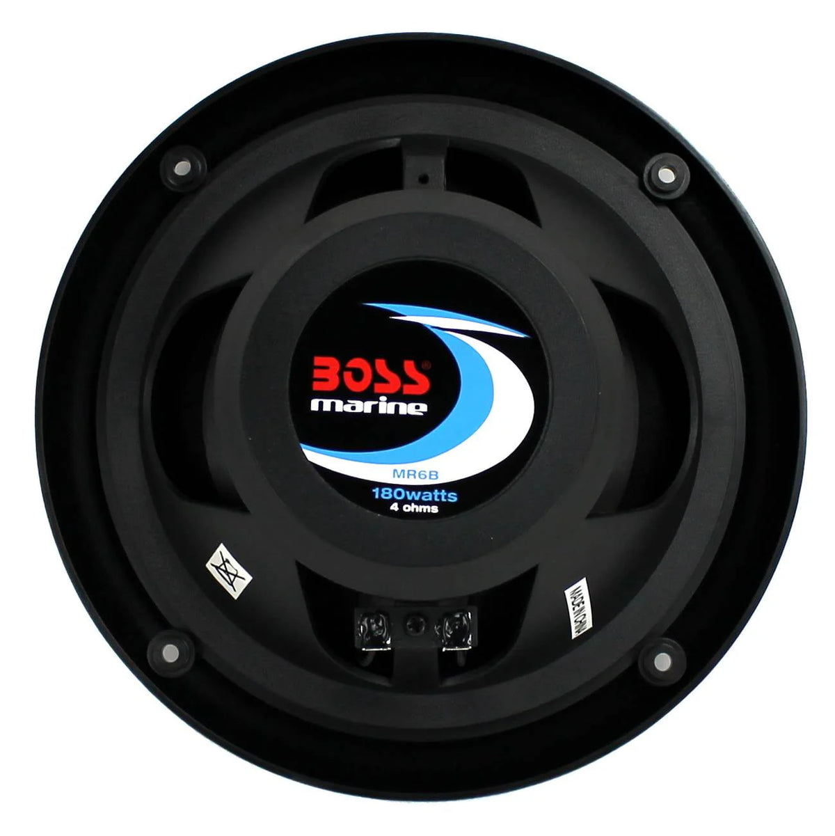 6.5 Inch Black Marine Audio Speakers (6 Pack) J296