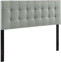 Linen Fabric Upholstered King Headboard X459