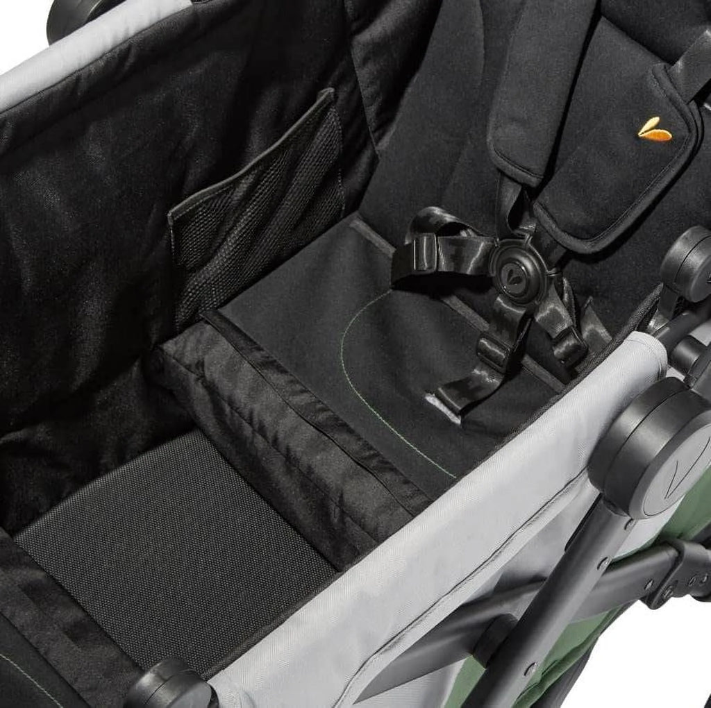 Compact 2-Seater Stroller Wagon with Adjustable Canopies T349146
