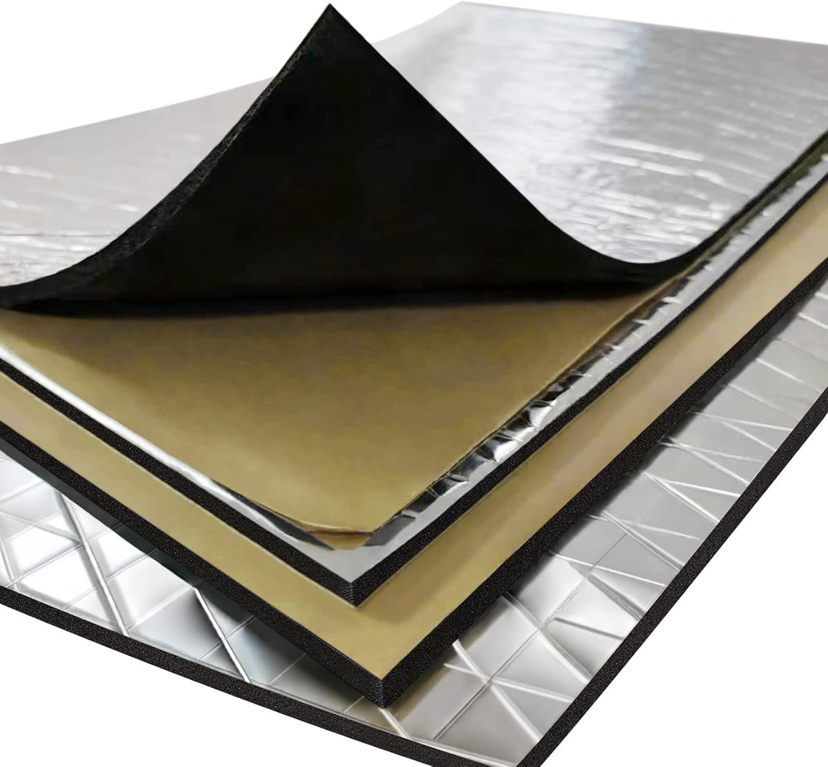 Sound Deadening Foam Mat 197 mil 13.1 sqft Pack of 2 H54775