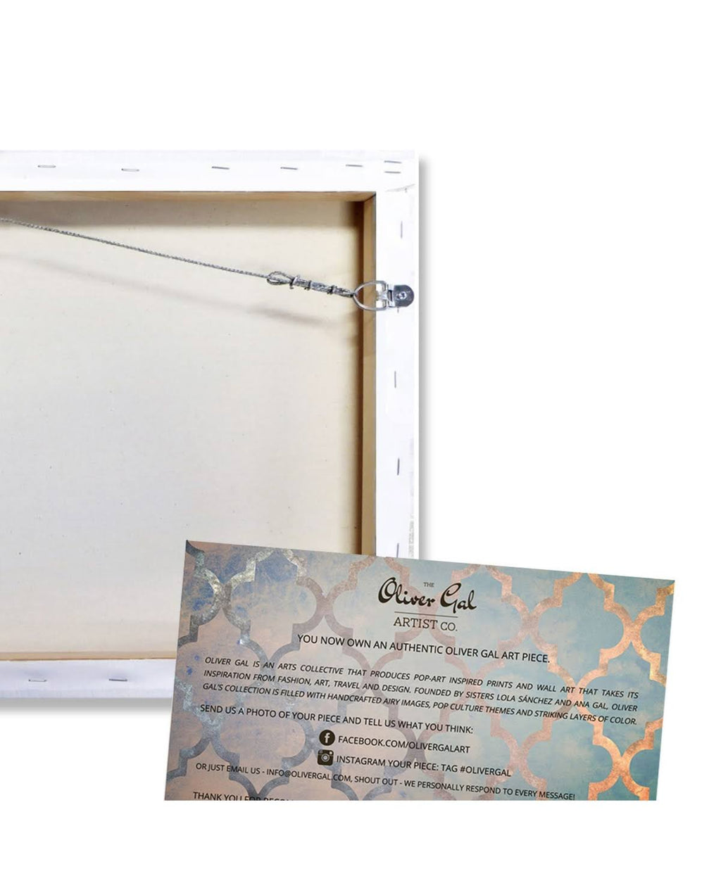 White Floral and Botanical Canvas L10735