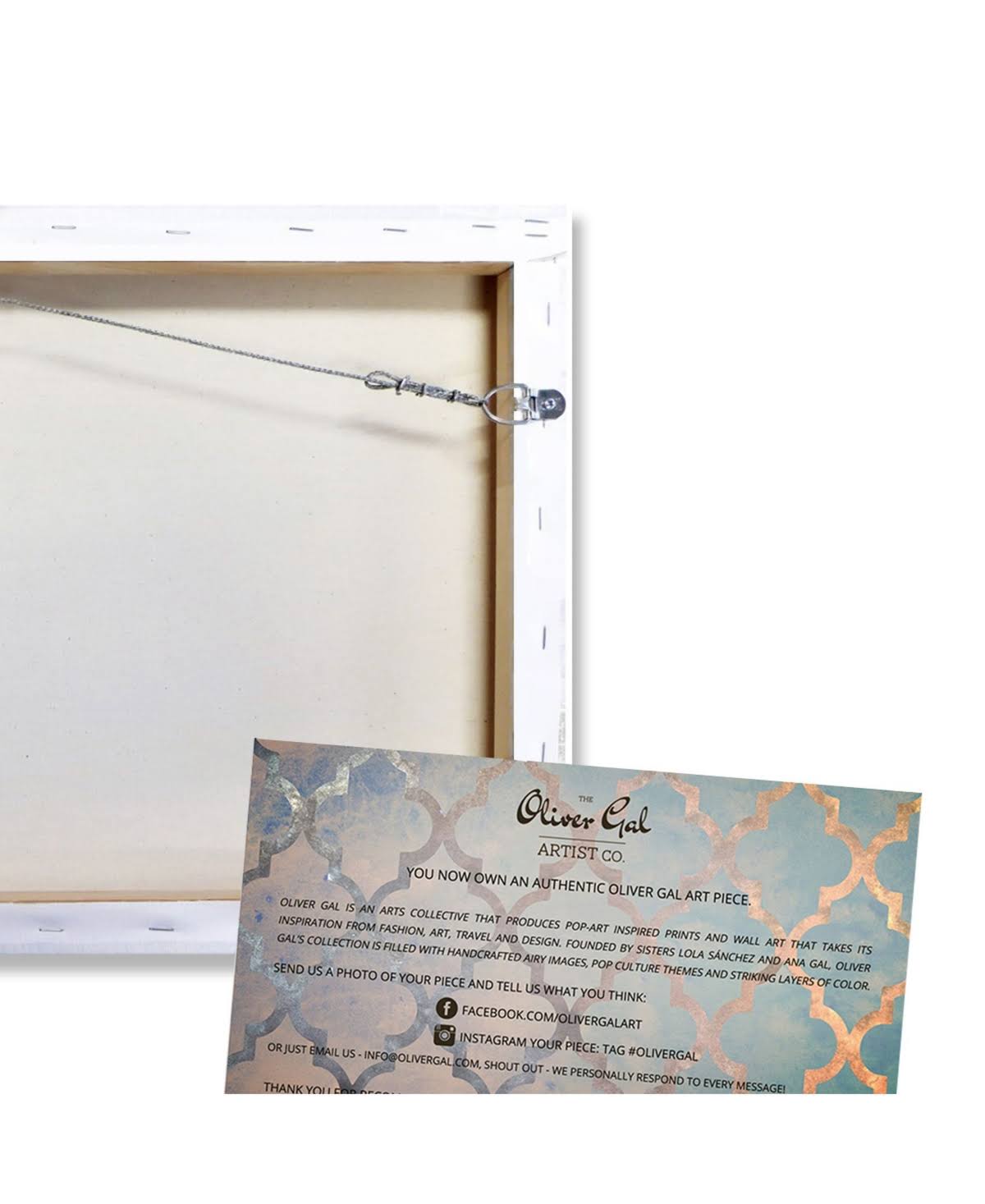 White Floral and Botanical Canvas L10735