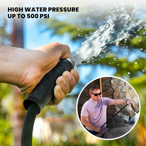 100 Ft Stainless Steel Heavy Duty Garden Hose O746626
