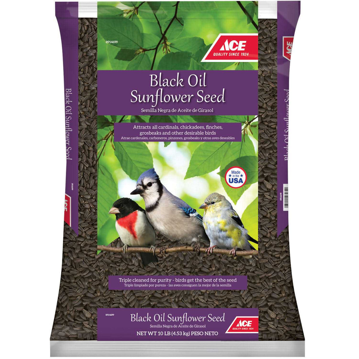 Black Oil Sunflower Seed Wild Bird Food V2111