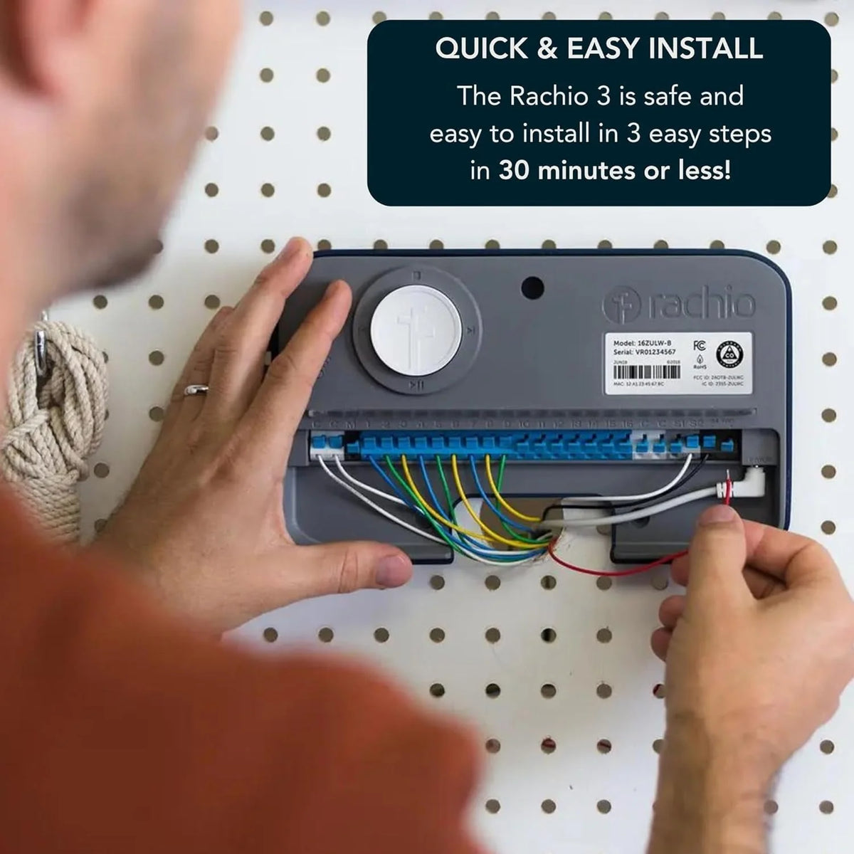 Wi-Fi Sprinkler Controller, 8-Zone R559795