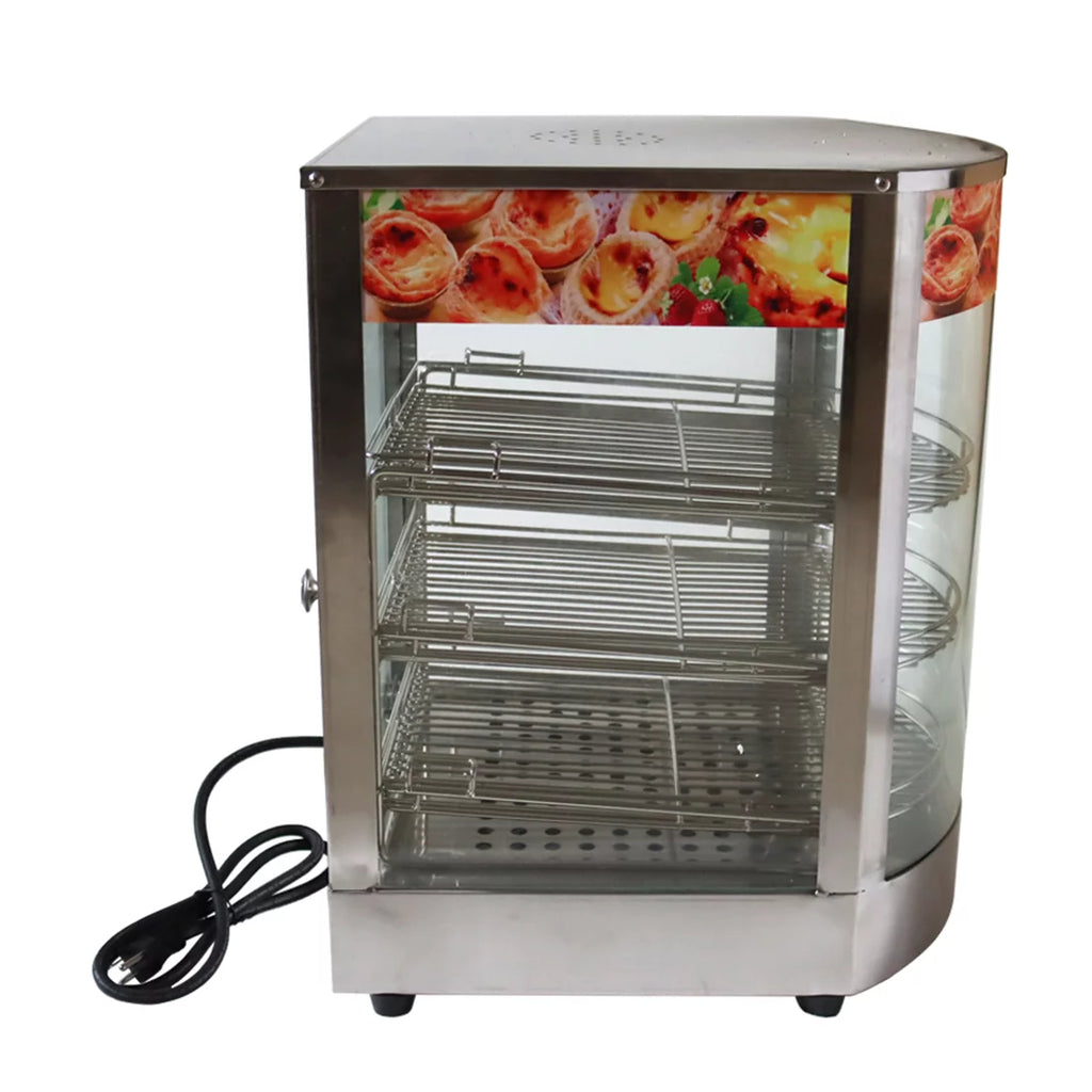 3 Layers Electric Food Warmer Display Case 850W D977004