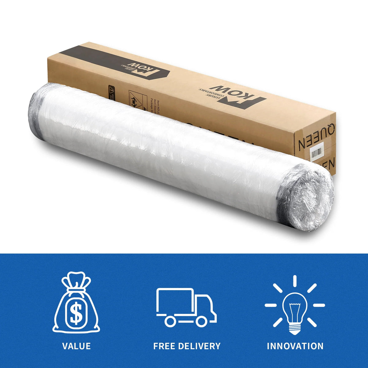 12 inch Full Size Gel Memory Foam Hybrid Mattress G128469