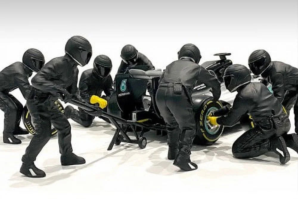 1/18 Scale Black Figurine Diorama Accessory T108