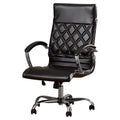 Black Leather Executive Chair D8808
