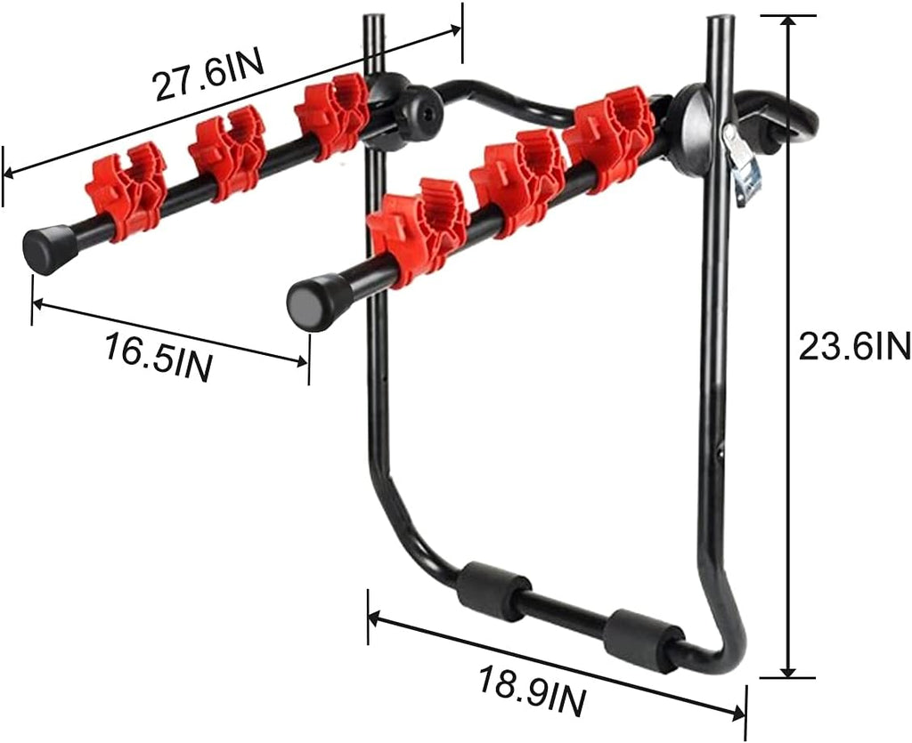 Trunk Mount 3-Bike Carrier Rack Pack of 2 X88429