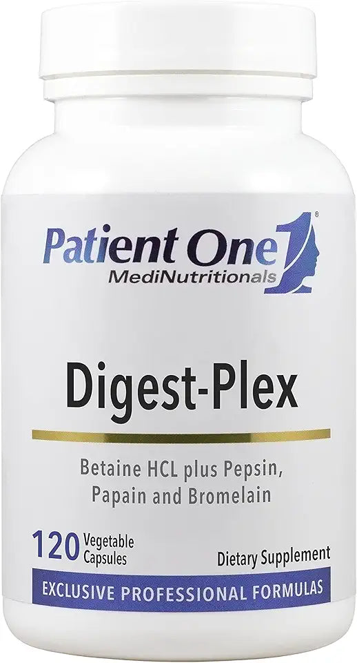 Betaine Papain Bromelain Pepsin 120 Capsules I330802