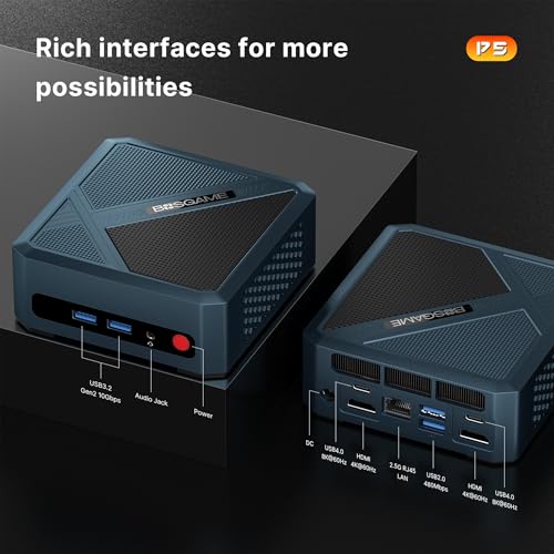 AMD Ryzen 7 6800H 32GB DDR5 512GB SSD Mini PC B41024