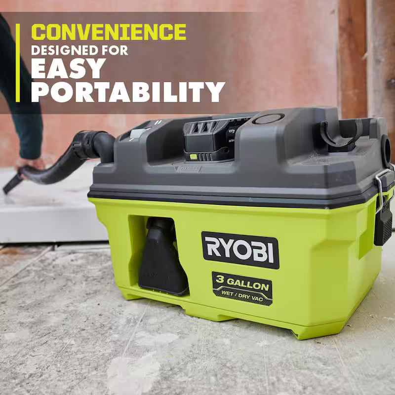 18V Cordless 3 Gal. Wet/Dry Vacuum G901