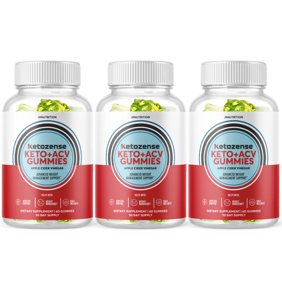 Keto ACV 1000mg Gummies 3 Bottles L24018