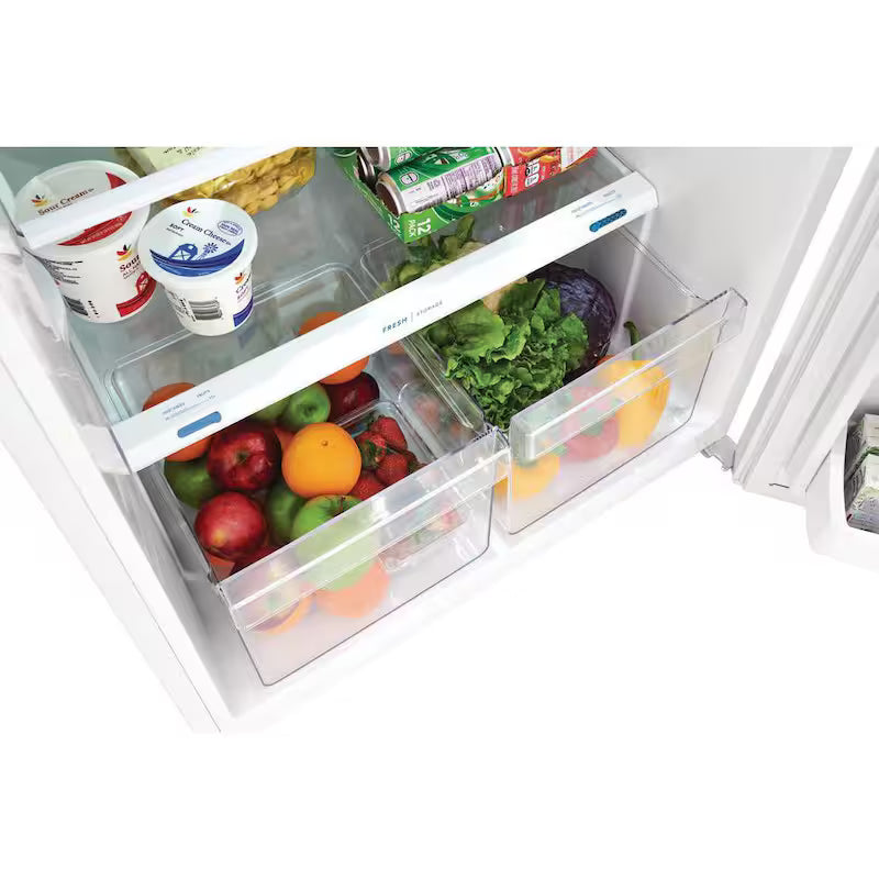 White 17.6 cu. ft. Top Freezer Refrigerator B1836