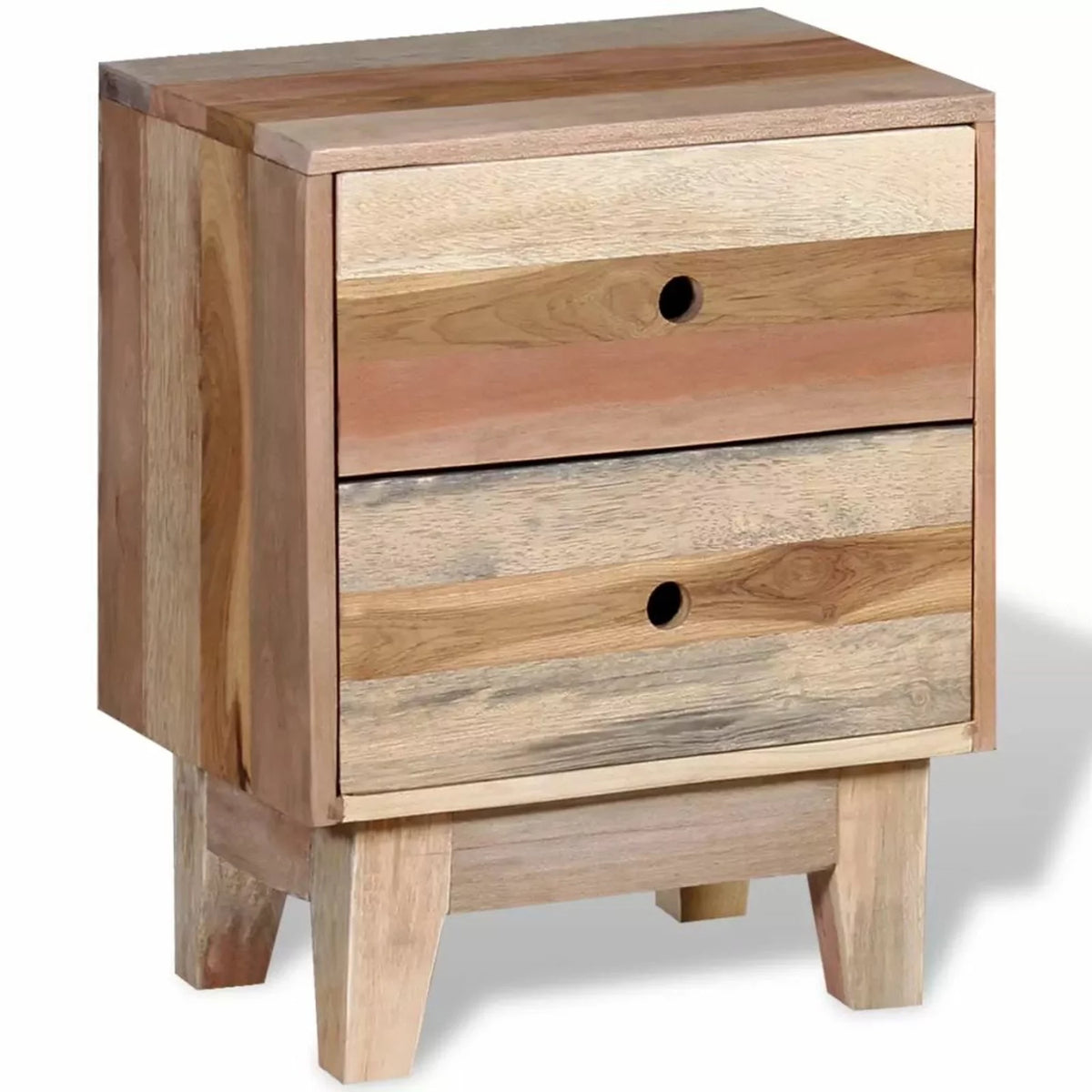 Solid Reclaimed Wood Bedside Cabinet M8427